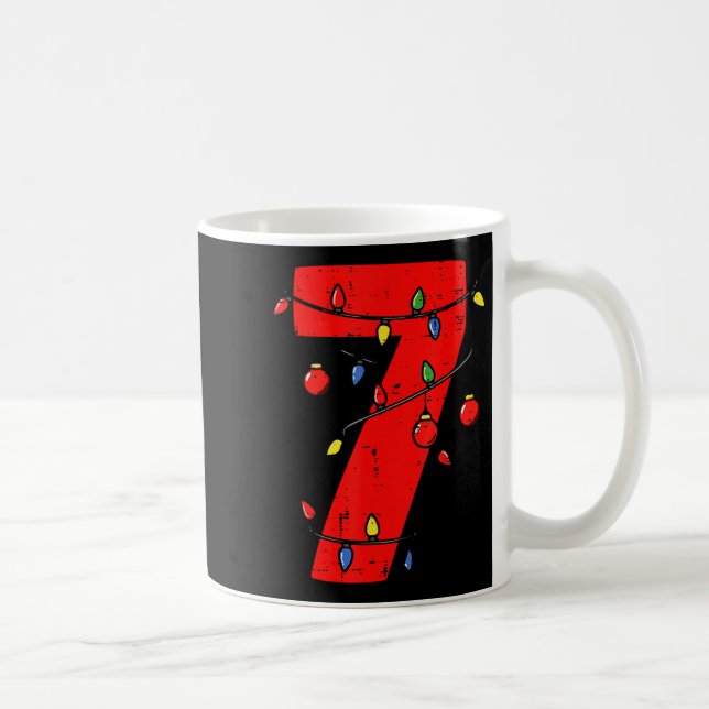 Number 7 Christmas 6 7 Matching 67 Meme Men Women  Coffee Mug (Right)