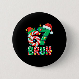 Number 7 Funny Meme Saying 6 7 Six Seven Christmas Cm Round Badge