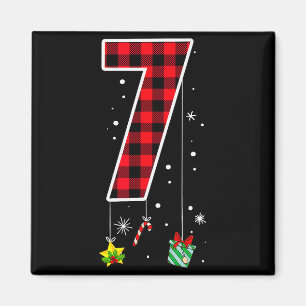Number 7 Funny Meme Saying 6 7 Six Seven Christmas Magnet