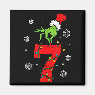 Number 7 Matching 67 Meme 6 7 Christmas Boys Youth Magnet