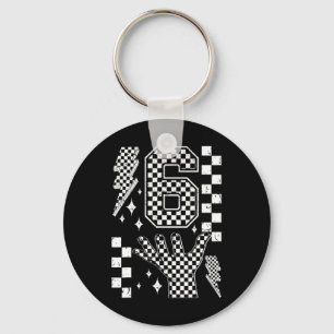 Number 7 Matching 67 Meme Checkered Costume Kids  Key Ring