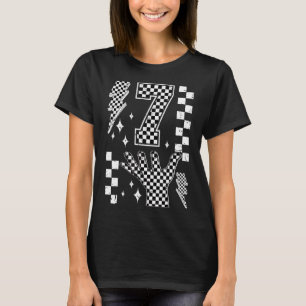 Number 7 Matching 67 Meme Checkered Costume Kids _ T-Shirt