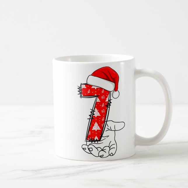 Number 7 Matching 67 Meme Christmas Costume Men Wo Coffee Mug (Right)