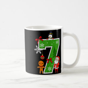 Number 7 Matching 67 Meme Christmas Costume Men Wo Coffee Mug