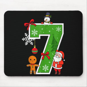 Number 7 Matching 67 Meme Christmas Costume Men Wo Mouse Pad