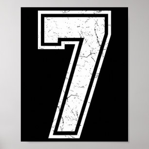 Number 7 Matching 67 Meme Costume Men Women Kids  Poster