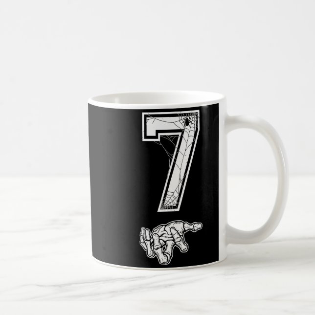 Number 7 Matching 67 Meme Couples Halloween Costum Coffee Mug (Right)