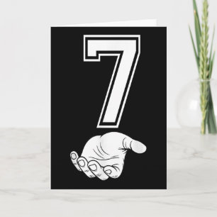Number 7 Matching 67 Meme Halloween Costume Men Wo Card