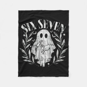 Number 7 Matching 67 Meme Halloween Costume Men Wo Fleece Blanket