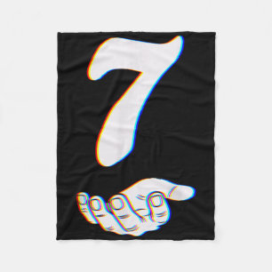 Number 7 Matching 67 Meme Halloween Costume Men Wo Fleece Blanket