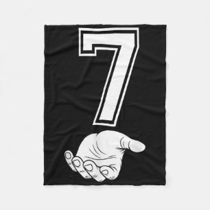 Number 7 Matching 67 Meme Halloween Costume Men Wo Fleece Blanket