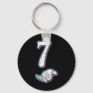 Number 7 Matching 67 Meme Halloween Costume Men Wo Key Ring