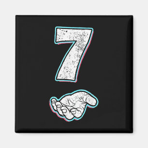 Number 7 Matching 67 Meme Halloween Costume Men Wo Magnet