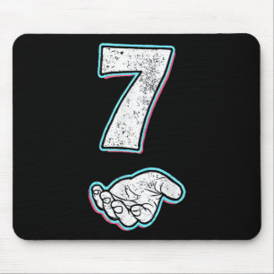 Number 7 Matching 67 Meme Halloween Costume Men Wo Mouse Pad