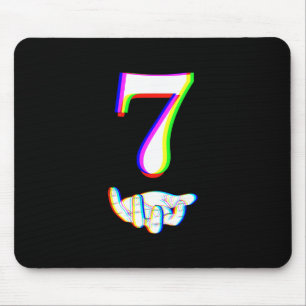 Number 7 Matching 67 Meme Halloween Costume Men Wo Mouse Pad