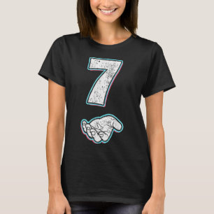 Number 7 Matching 67 Meme Halloween Costume Men Wo T-Shirt