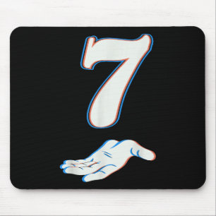 Number 7 Matching 67 Six Seven Meme Couple Hallowe Mouse Pad