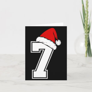 Number 7 Matching Six Seven 6 7 Meme 6 7 Christmas Card