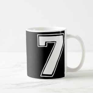 Number 7 Six Seven 6 7 Meme 67 Funny 7th Birthday Coffee Mug