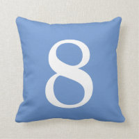 Number 8 Blue Grey