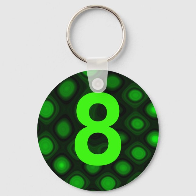 Number 8 key ring (Front)