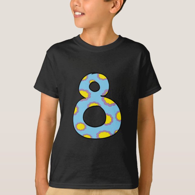 Number 8 T-Shirt (Front)