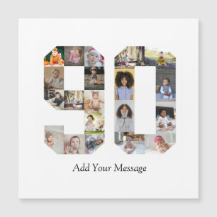 Number 90 Photo Collage