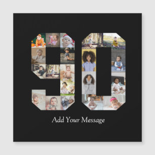 Number 90 Photo Collage