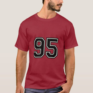 Number 95 Varsity Sports Jersey | 95th Birthday T-Shirt
