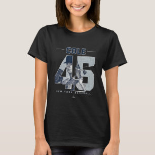Number and Portrait Gerrit Cole New York MLBPA T-Shirt