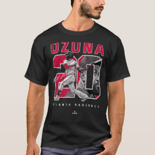 Number and Portrait Marcell Ozuna Atlanta MLBPA T-Shirt