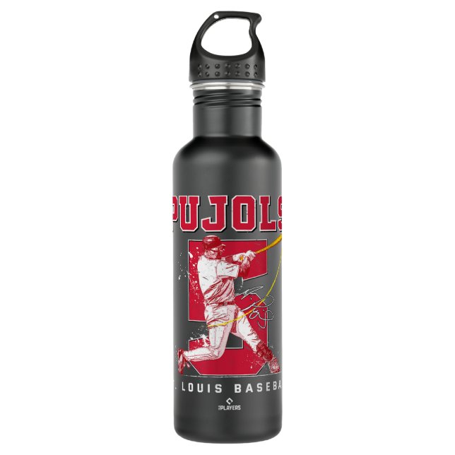 Number and Portrait Shohei Ohtani Los Angeles MLBP 710 Ml Water Bottle (Front)