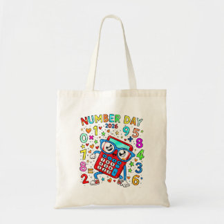Number Day 2026 Calculator Math Tote Bag