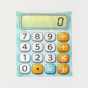 Number Day Calculator Math Design Tapestry