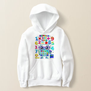 Number Day Colorful Calculator Math Hoodie