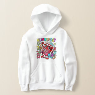 Number Day Hoodie for Kids UK Primary School Maths