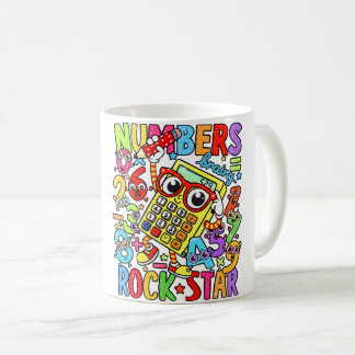 Number Day Maths Mug | Numbers Rock Star