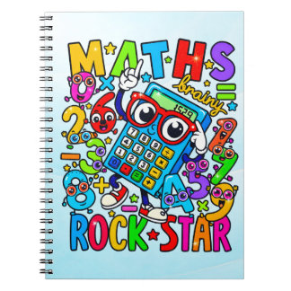 Number Day Maths Notebook | Maths Rock Star