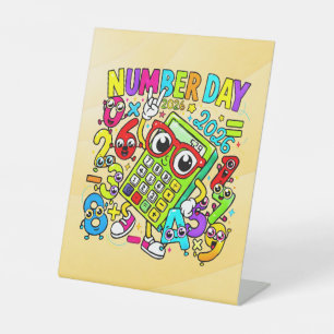 Number Day Maths Sign   Colourful Calculator