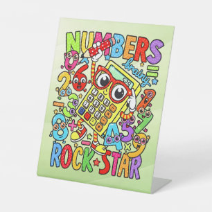 Number Day Maths Sign Numbers Rock Star