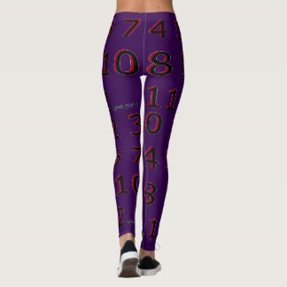 Number Eye Chart  Leggings