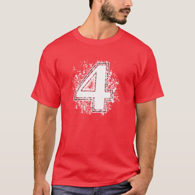 Number Four T-Shirt (Front)