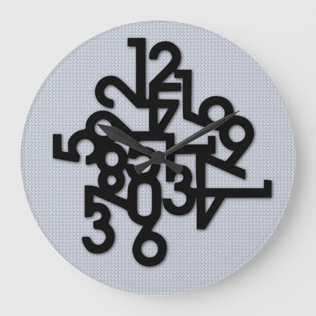 Number Jumble Large Clock (Front)
