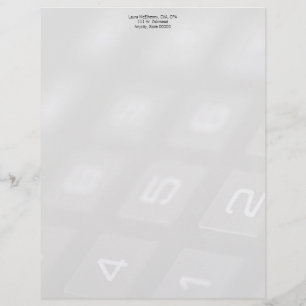 Number keys on calculator fade