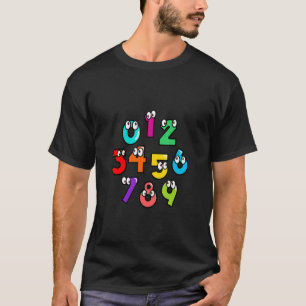 Number Learning calculator costume matc day Math O T-Shirt