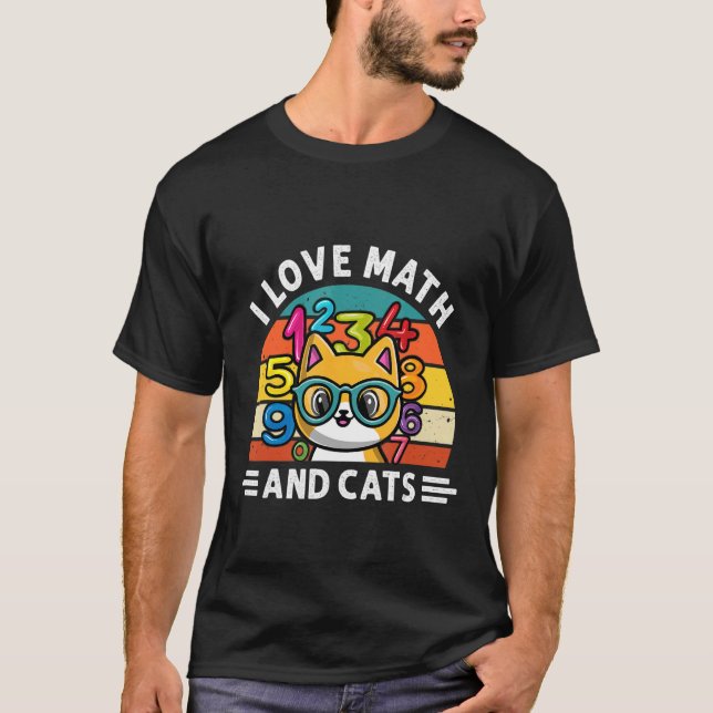 Number Learning calculator costume matc day Math O T-Shirt (Front)