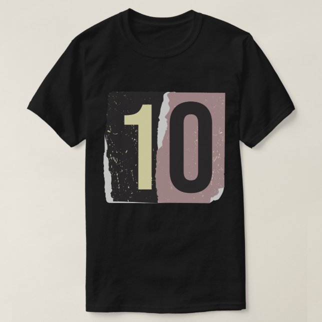 Number Magazine Ransom 10 T-Shirt (Design Front)