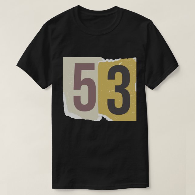 Number Magazine Ransom 53 T-Shirt (Design Front)