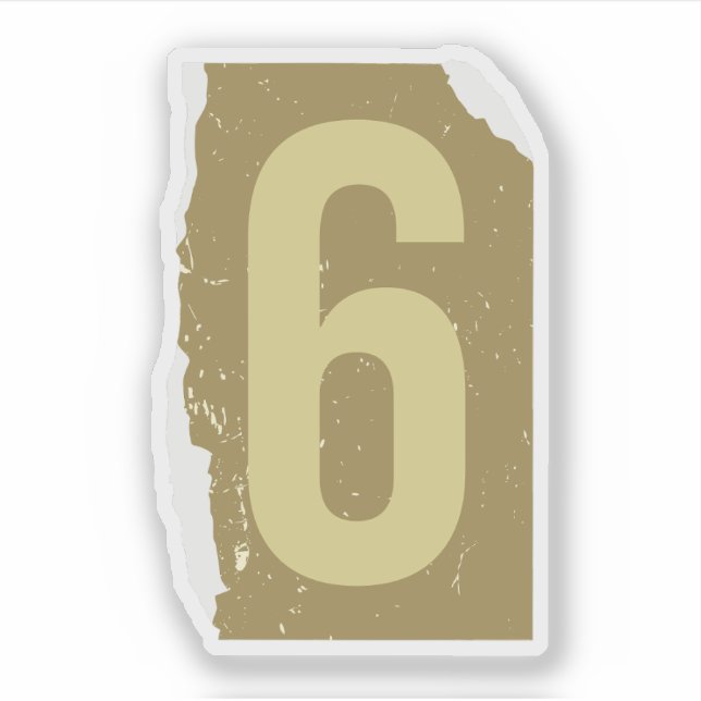 Number Magazine Ransom 6 (Front)