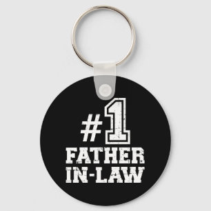 Number one 1 father-in-law key ring